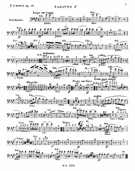 Bassoon 1, 2