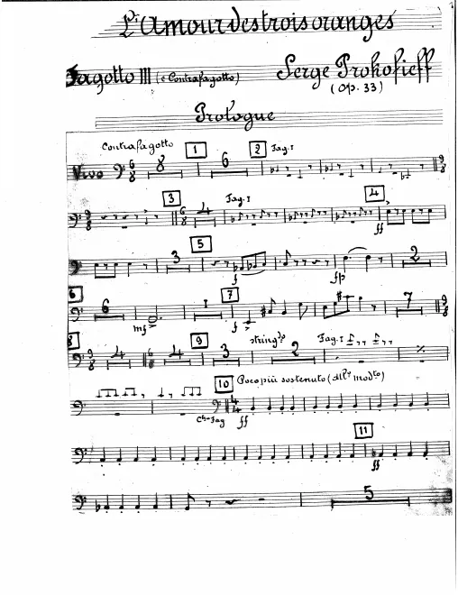Bassoon 3/Contrabassoon