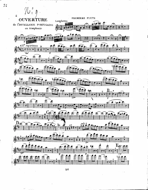 Flute 1, 2