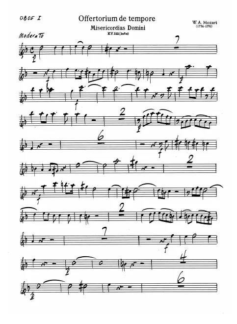Oboe 1 (later addition)