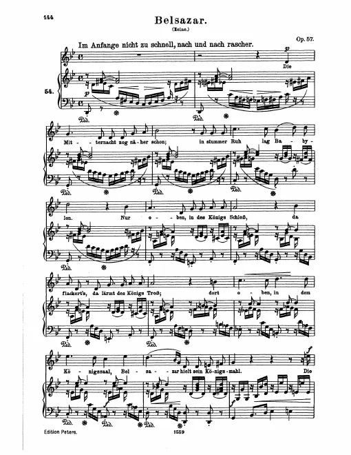 Complete Score (original / high voice)