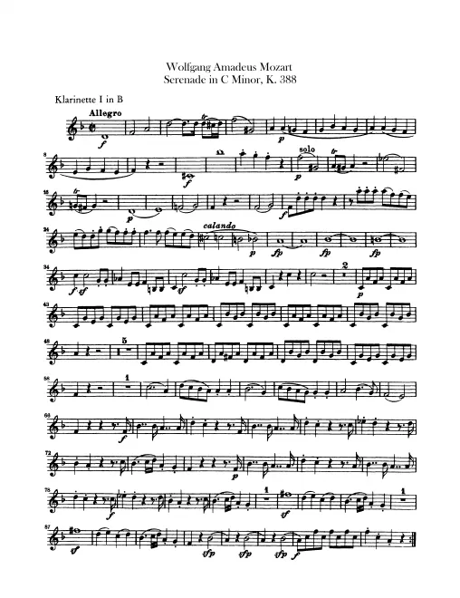 Clarinet 1, 2 (B)