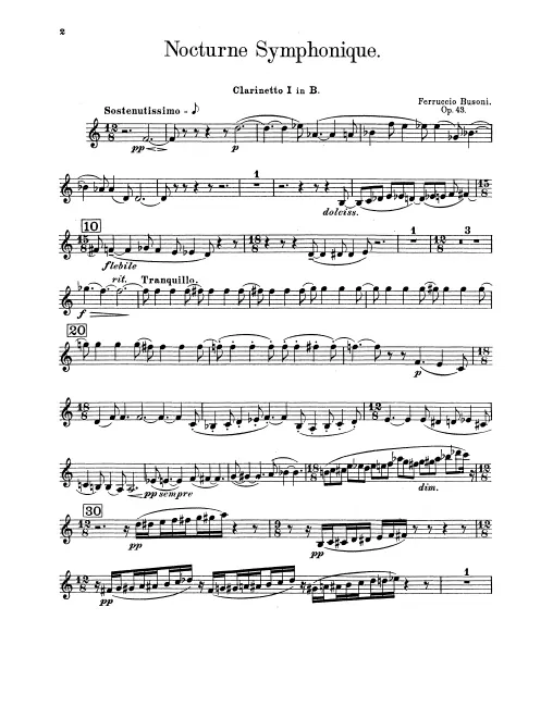 Clarinet 1, 2, Bass Clarinet (B)