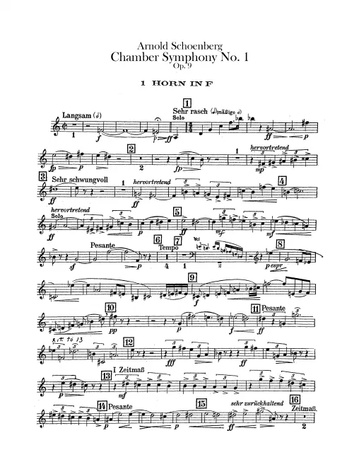 Horn 1, 2 (F)