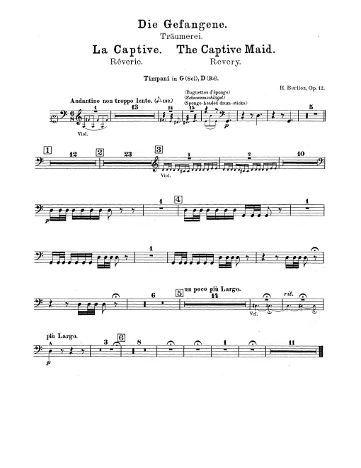 Timpani, Bass Drum/Cymbals