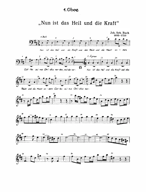 Oboe 1, 2, 3 (or Oboe d'amore or English Horn)