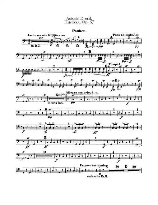 Timpani, Bass Drum / Cymbals / Triangle