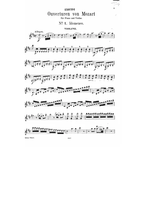 Violin part