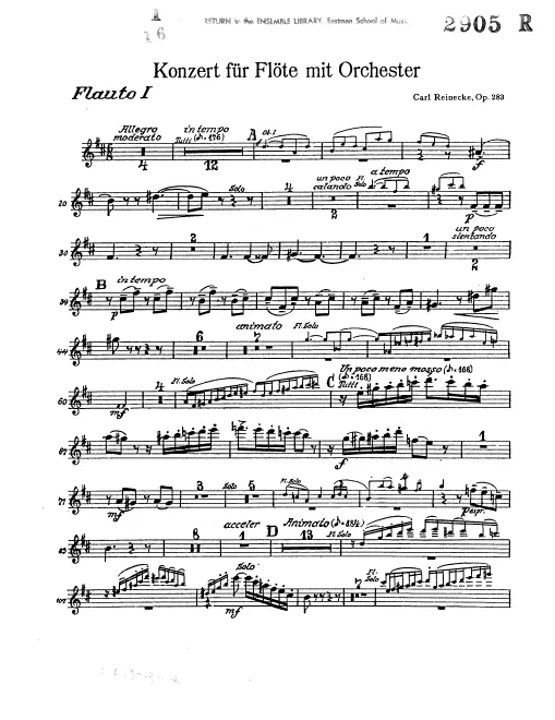 Flutes 1, 2