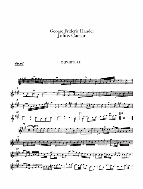 Oboe 1, 2