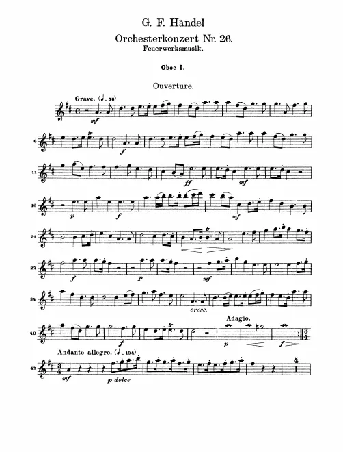 Oboe 1, 2/3