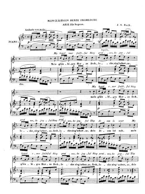 Complete Score (F major - original key)