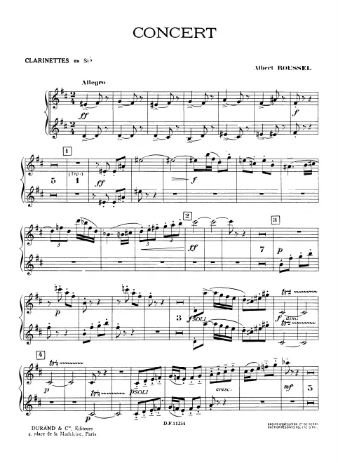 Clarinet 1/2 (B♭)