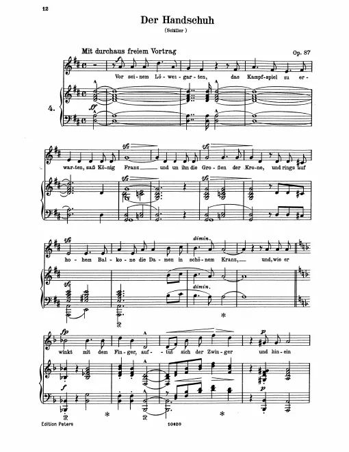 Complete Score (original key)