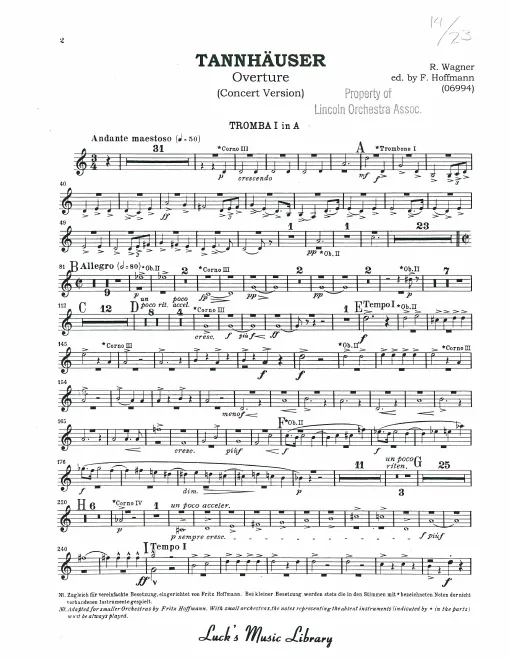 Trumpet 1, 2, 3 (A)