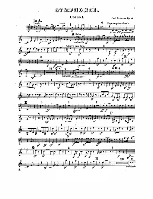 Horn 1, 2, 3, 4 (A/E)