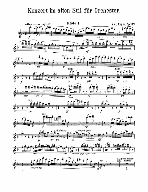 Flute 1, 2, 3