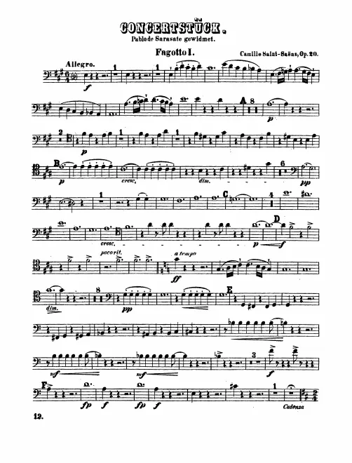 Bassoon 1, 2