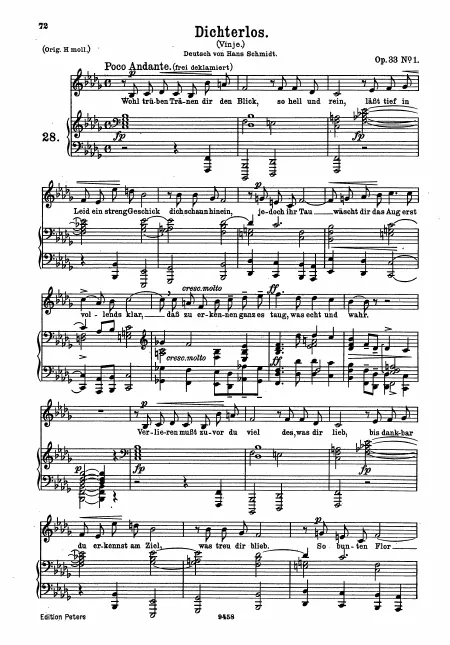Complete Score (low voice, )