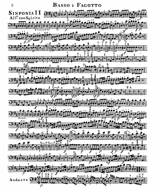 Continuo (Cellos/Basses/Bassoon)