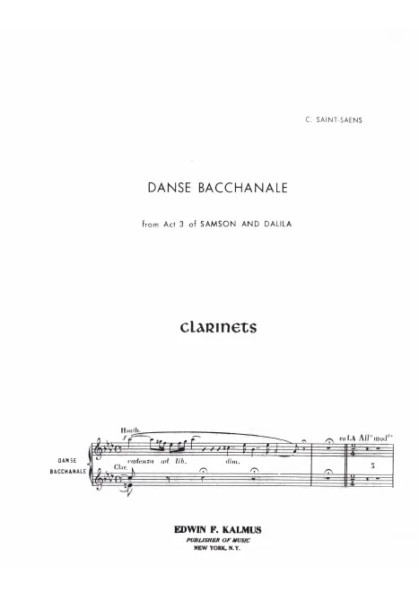 Clarinet 1, 2 (A)