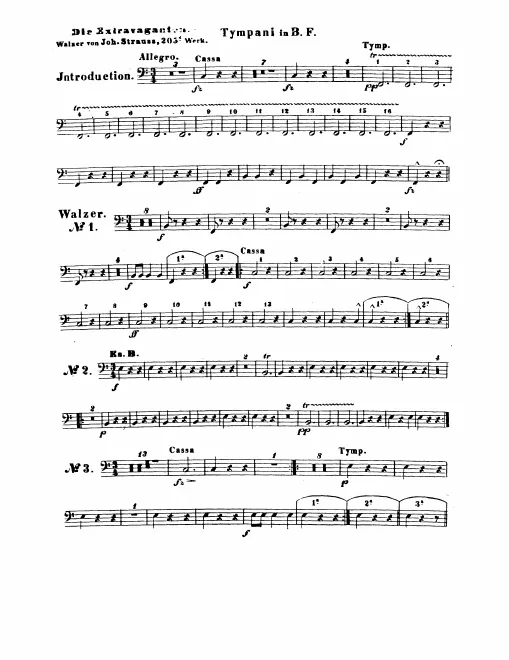 Timpani/Bass Drum, Snare Drum