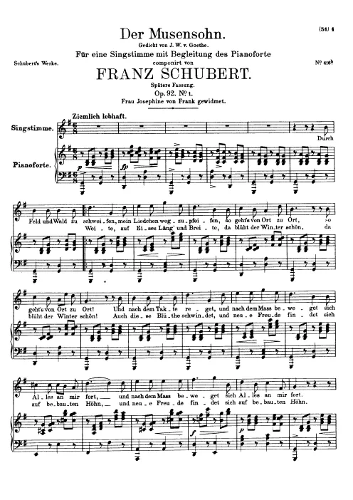 2nd version (published as Op.92 No.1)
