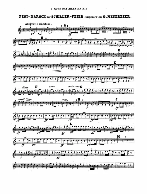 Horn 1, 2 (E), 3/4 (B)