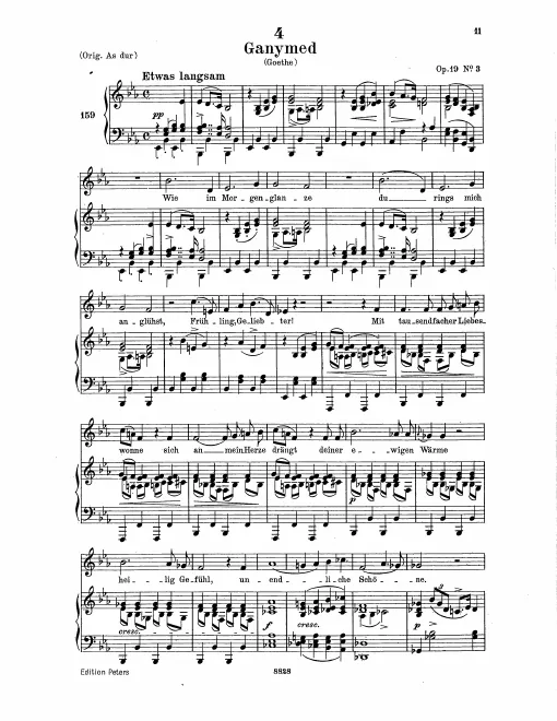 Complete Score (very low voice, transposed to )
