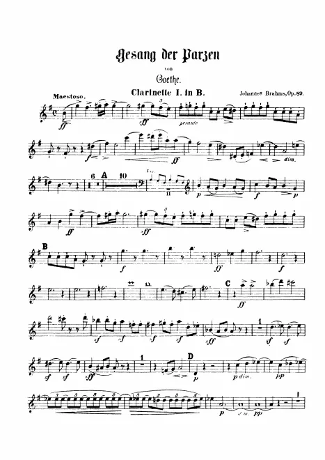 Clarinet 1, 2 (B)