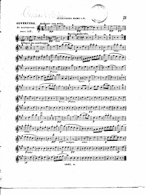Clarinet 1, 2 (B)