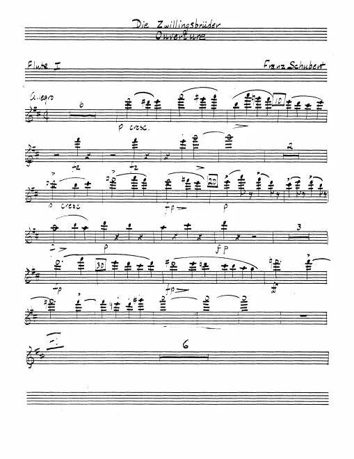 Flute 1, 2