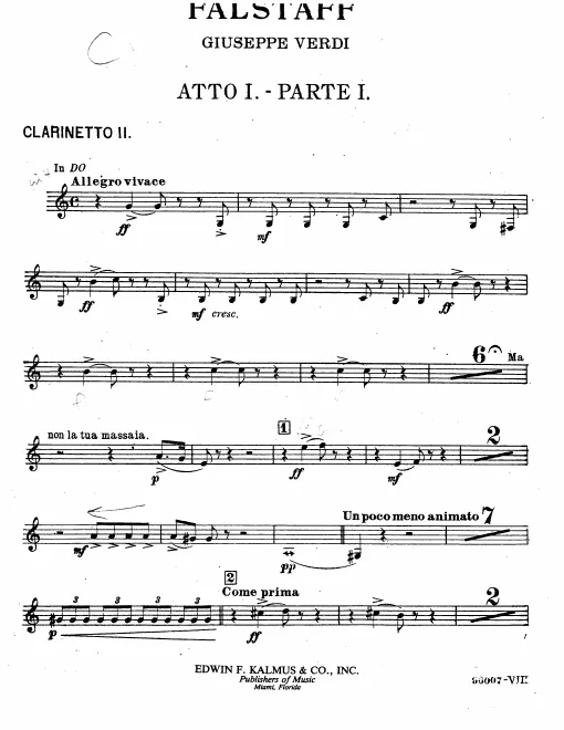 Clarinet 2 (C/B/A)/Bass Clarinet (A)
