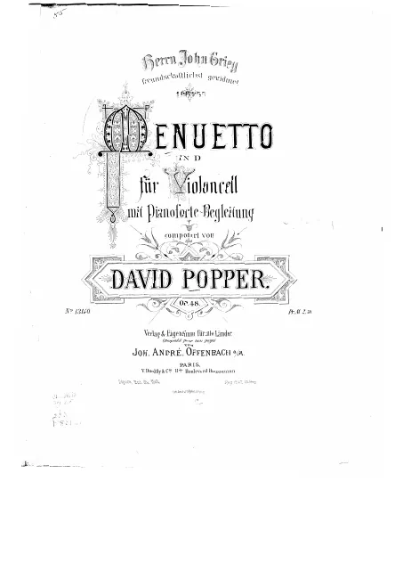Piano score