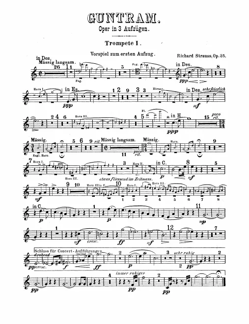 Trumpet 1, 2, 3 (D/E/C/B)