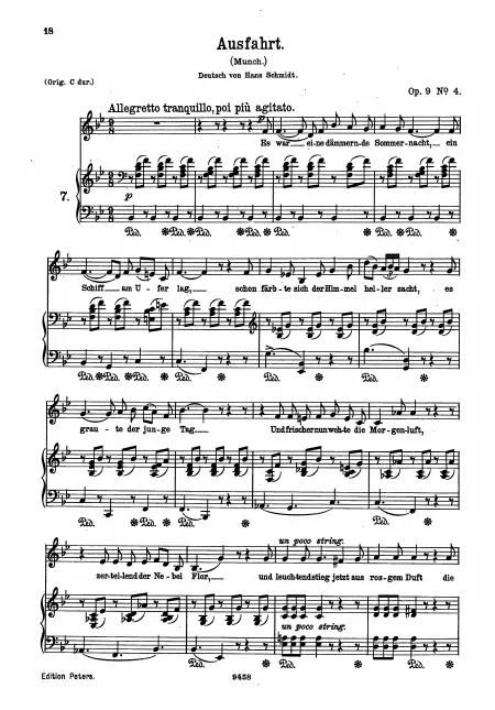 Complete Score (low key; B-flat major)