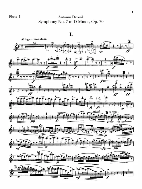 Flute 1, 2