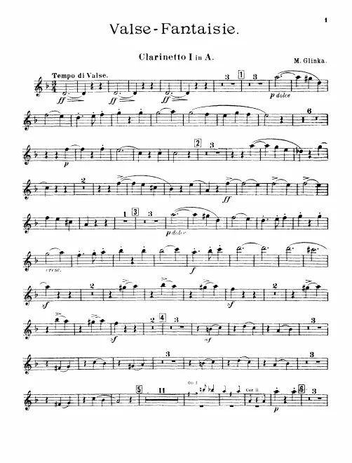 Clarinet 1, 2 (A)