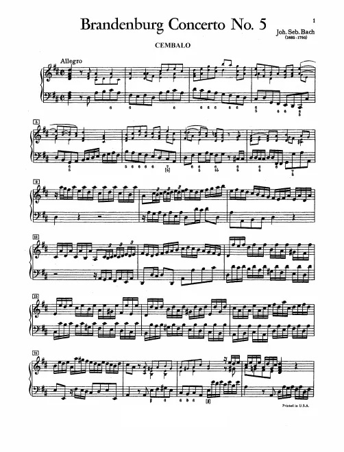 Harpsichord Solo (and Continuo)