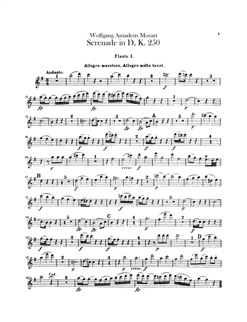Flute 1, 2