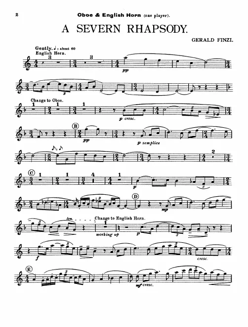 Oboe/English Horn
