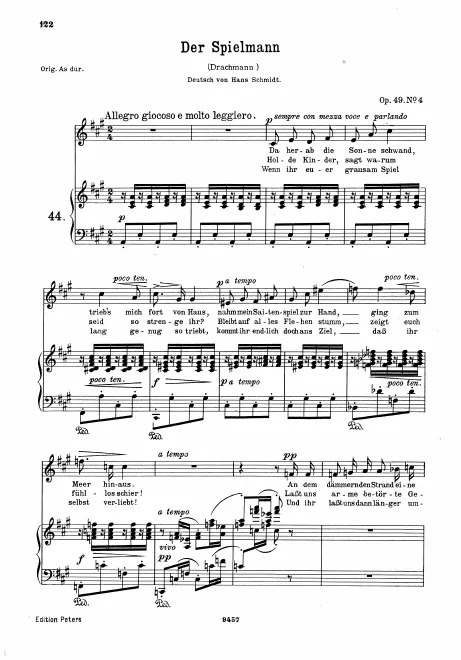Complete Score (high voice, )