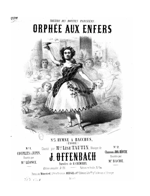 No.3, Hymne à Bacchus (Act II, No.14 bis ), F major: for low voice