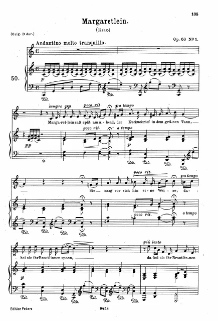 Complete Score (low voice, )