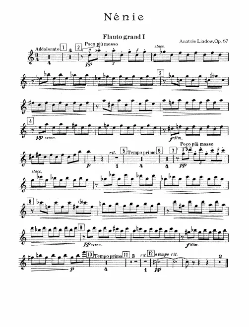 Flute 1, 2, 3