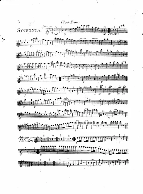 Oboe 1, 2