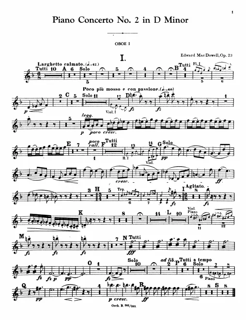 Oboe 1, 2