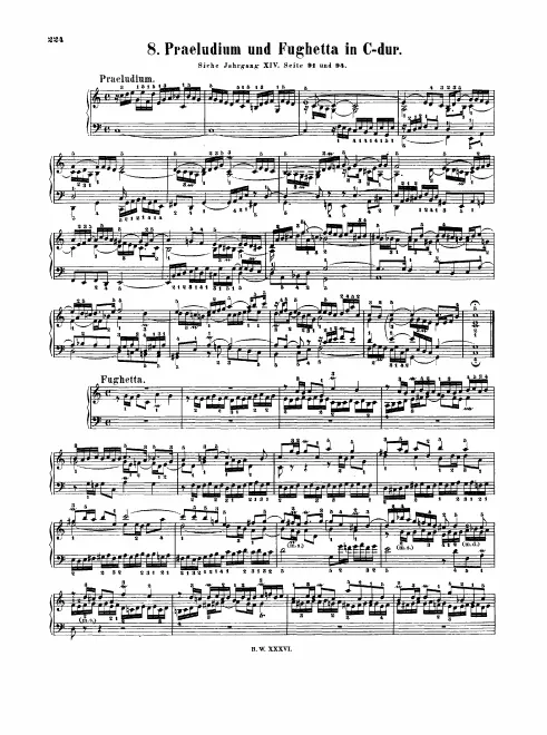 Nos.1, 3 and 6 (BWV 870a, 872a, 875a)