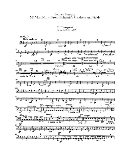 Timpani, Triangle, Cymbals