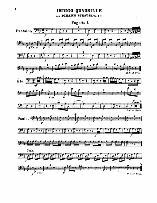 Bassoon 1, 2